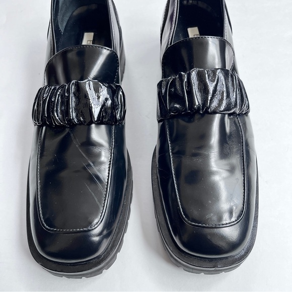 Elleme Paris Grunge Women's Chouchou Square Toe Black Loafers Size 38.5 US 7.5 - Picture 4 of 10